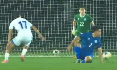 Видео единственного гола футбольного матча Узбекистан — Казахстан