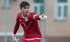 Со счетом 3:1 закончился матч сборной Казахстана с Калмурзой в воротах