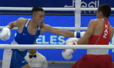 Видео боя Сакена Бибосынова с разгромным исходом