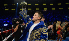 Геннадий Головкин снова вышел на арену. Видео