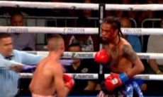 Джошуа оформил кровавый нокаут в главном бою вечера бокса за титул WBO. Видео