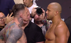 Битва взглядов титульного боя UFC Аспиналл — Ган