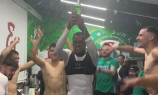 Появилось видео из победной раздевалки «Елимая» после выхода в еврокубки