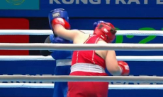 Тремя нокдаунами и нокаутом обернулся бой Казахстана в боксе за финал Азиады-2025. Видео