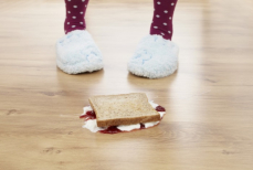 Почему нельзя есть еду, упавшую на пол, даже через секунду — объяснение экспертов 