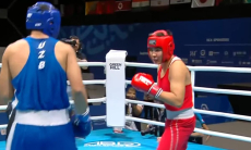 Разгромом закончился боксёрский финал Казахстан — Узбекистан на Азиаде-2025