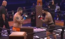 Нокаутом за 15 секунд закончился бой олимпийского чемпиона. Видео