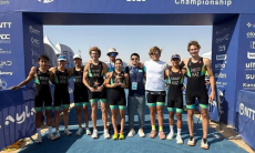 Сборная Казахстана по триатлону завоевала две медали чемпионата Азии