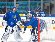 Фоторепортаж с матча КХЛ «Барыс» — «Салават Юлаев» 1:2