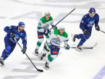 Фоторепортаж с матча КХЛ «Барыс» — «Салават Юлаев» 1:2