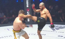 Мухаммад Мокаев мощным нокаутом завоевал титул зарубежной ММА-лиги. Видео