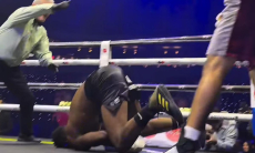 Видео зверского нокаута в бою непобеждённого узбекистанского боксёра за титул WBC