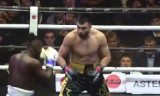 Видео нокаута в бою Баходира Джалолова против непобеждённого боксёра с 14 победами