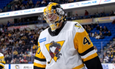 Казахстанский вратарь отразил 29 бросков и отстоял «сухарь» в США