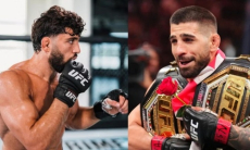 Илия Топурия встретился с Арманом Царукяном перед боем в UFC. Видео