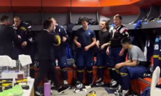 Видео победной раздевалки сборной Казахстана на чемпионате Азии