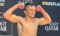 «Туранский воин» из Казахстана прошёл взвешивание перед боем с Топурией в UFC