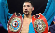 Жанибеку Алимханулы пригрозили быстрым нокаутом в бою за три чемпионских титула