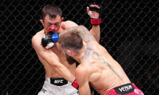 Видео нокдауна в бою казахстанцы и Топурии в UFC
