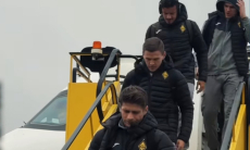 «Кайрат» прилетел в Данию на матч Лиги Чемпионов. Видео