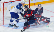 Видеообзор матча «Барыса» и топ-клуба КХЛ с семью шайбами