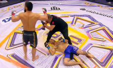 Узбекистанский боец двумя ударами оформил нокаут за десять секунд в Казахстане. Видео