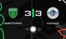 Видеообзор матча чемпионата Казахстана «Байтерек» — «Семей» 3:3
