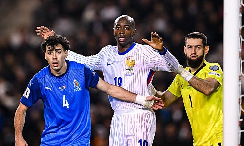 Четыре гола за тайм решили исход матча Азербайджан — Франция в отборе на ЧМ-2026