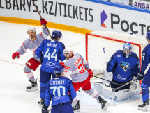 Фоторепортаж с матча КХЛ «Барыс» — «Спартак» 4:3 ОТ