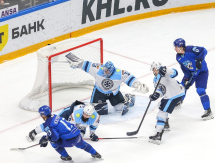 Фоторепортаж с матча КХЛ «Барыс» — «Сибирь» 1:2 Б