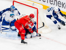 Фоторепортаж с матча КХЛ «Автомобилист» — «Барыс» 1:4