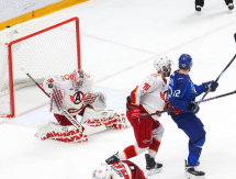 Фоторепортаж с матча КХЛ «Барыс» — «Автомобилист» 1:4