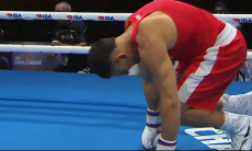 Нокаут в супертяжелом весе состоялся на ЧМ-2025 по боксу с участием Казахстана. Видео