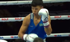 Разгромом закончился бой Казахстана за четвертьфинал ЧМ-2025 по боксу