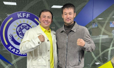 Геннадий Головкин и Шавкат Рахмонов встретились в Кокшетау и вызвали восторг. Видео