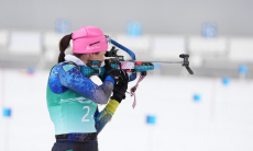 Казахстанские биатлонистки выступили в спринте на этапе Кубка мира