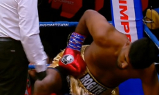 Жестким нокаутом за 90 секунд закончился бой казахстанского боксера. Видео