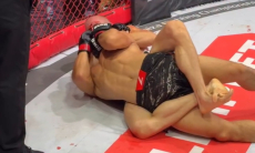 Досрочно завершился главный бой вечера Казахстан — Россия за чемпионский титул ММА. Видео