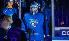 Фоторепортаж с матча КХЛ «Барыс» — «Трактор» 0:2