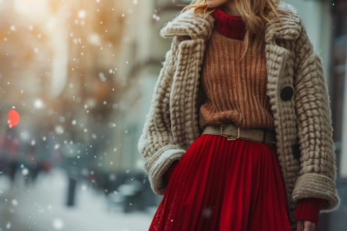 Как правильно носить юбки в холодное время года