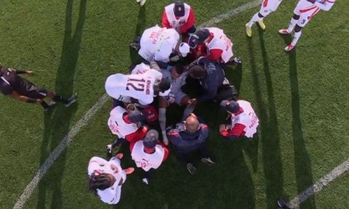 Вратарь потерял сознание во время матча Кубка Африки. Видео