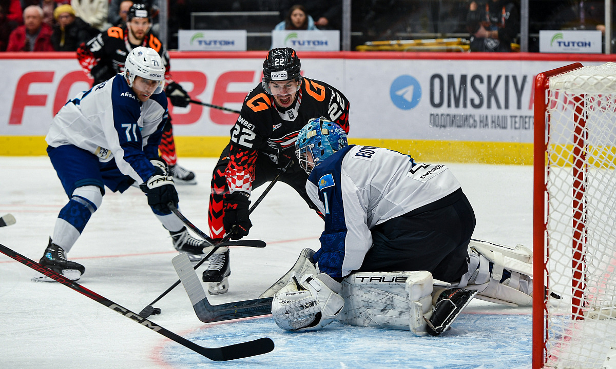 Видеообзор сенсации «Барыса» в последнем матче КХЛ 2025 года с шестью шайбами