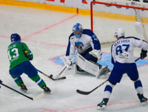 Фоторепортаж с матча КХЛ «Салават Юлаев» — «Барыс» 3:1