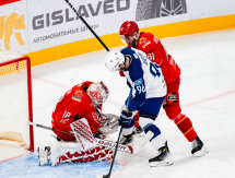 Фоторепортаж с матча КХЛ «Автомобилист» — «Барыс» 2:1 ОТ