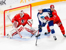 Фоторепортаж с матча КХЛ «Автомобилист» — «Барыс» 2:1 ОТ