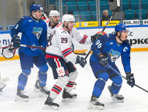 Фоторепортаж с матча КХЛ «Барыс» — «Нефтехимик» 0:1