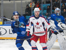 Фоторепортаж с матча КХЛ «Барыс» — ЦСКА 3:1