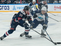Фоторепортаж с матча КХЛ «Нефтехимик» — «Барыс» 3:2