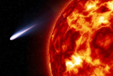 Астрономы обнаружили древнюю комету, которая вскоре упадет на солнце