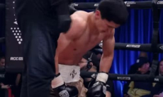 Россиянин нокаутировал непобеждённого узбекистанца в со-главном бою вечера бокса. Видео